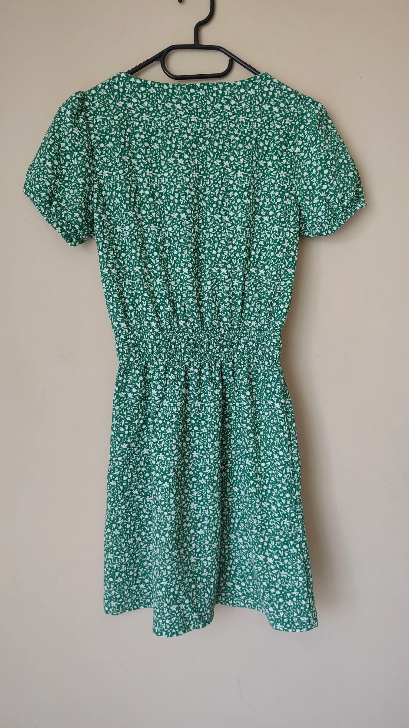 Groene bloemen zomerjurk Kiabi - cache-cœur - Maat 12 jaar – photo 6